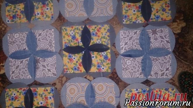 Коврик из старых джинс - запись пользователя Надежда (Надежда) в сообществе Шитье в категории Домашние мелочи своми руками