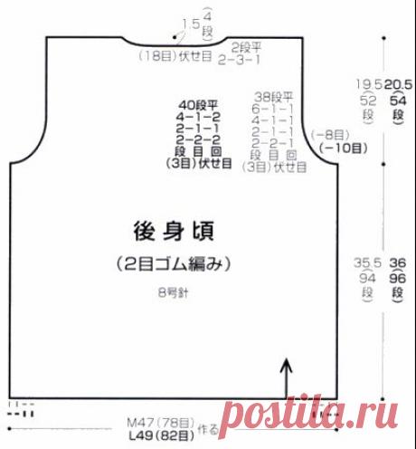 Знакомство с японскими схемами вязания.