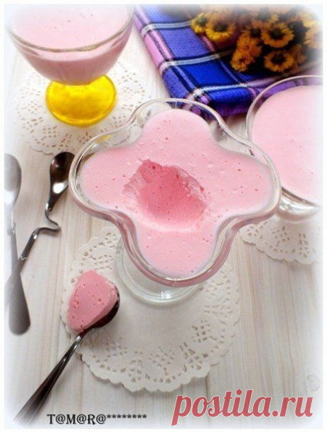 Мусс из киселя | Банк кулинарных рецептов