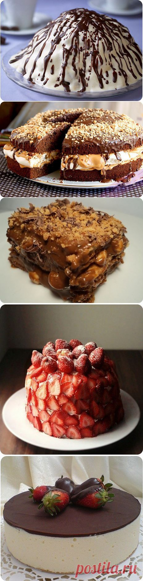 9 САМЫХ ВКУСНЫХ ТОРТОВ!!! - Простые рецепты Овкусе.ру
