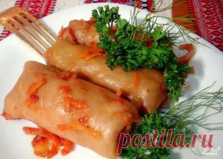Голубцы со свининой - пошаговый кулинарный рецепт на Повар.ру