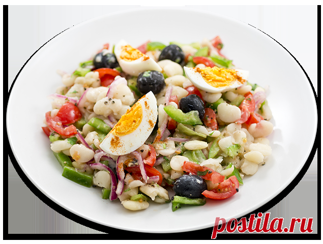 Салат из фасоли (fasülye piyazı) от Торгового Дом Ярмарка. Турецкая кухня.