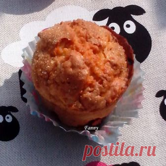 Яблочные маффины (на растительном масле)