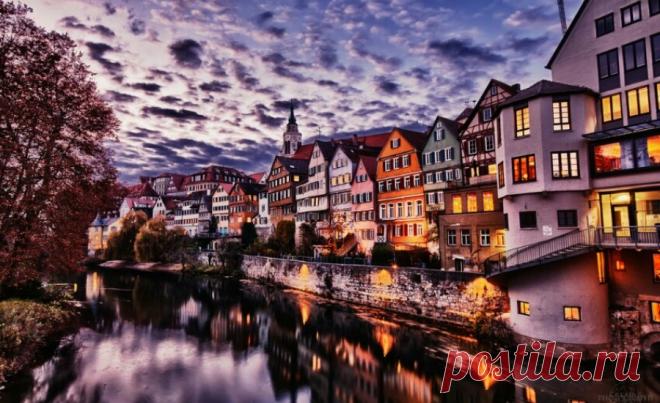 Тюбинген -красивый старинный город в Германии