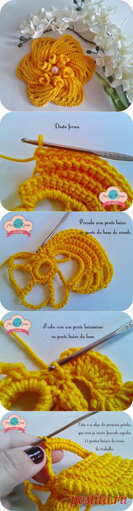 Цветок Amarilis. Подробнейший МК | Клубок