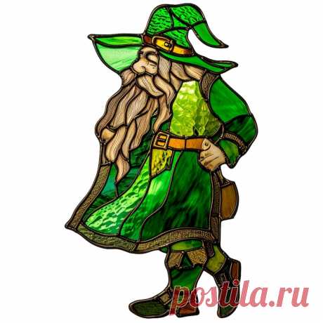 Duende gnomo vidriera se aferra para celebrar el día de San Patricio Irish Heritage St Patty Party - Etsy Chile