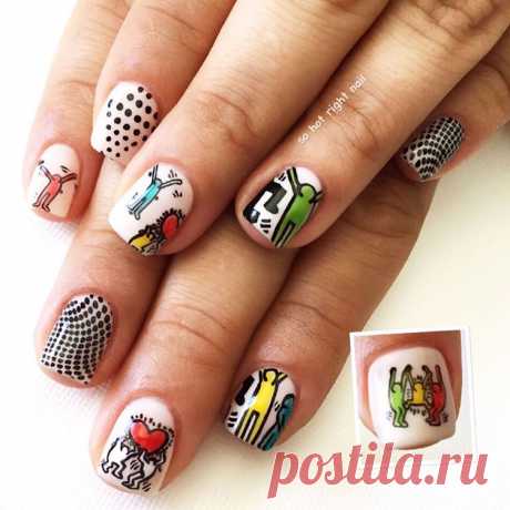 SO HOT RIGHT NAIL on Instagram: “#keithharing for this babe @mayathebeeeeee 💅❤️😘”