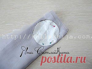 Пышный цветок из ткани | Своими руками