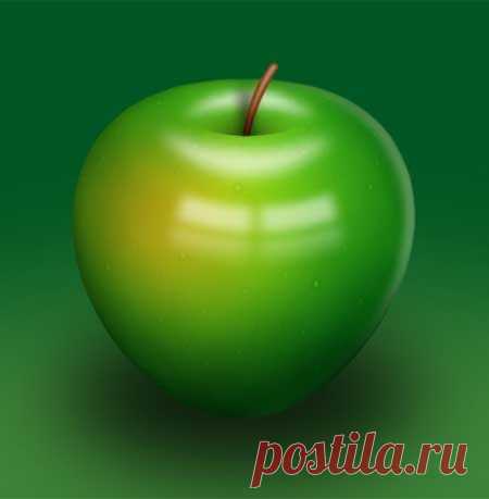 Урок фотошопа"Рисуем Яблочко"