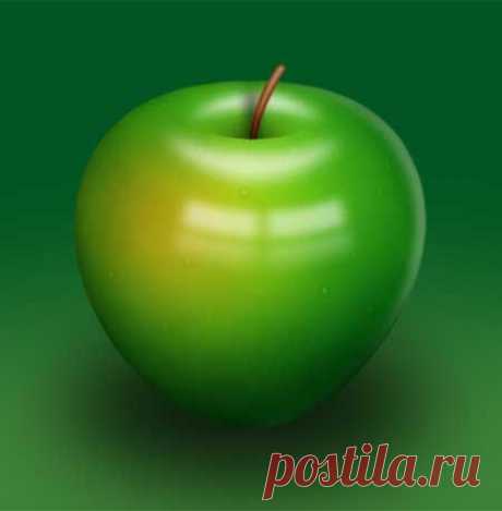 Урок фотошопа&quot;Рисуем Яблочко&quot;