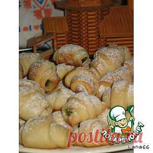Рогалики на огуречном рассоле с начинкой - кулинарный рецепт