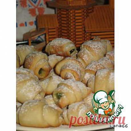 Рогалики на огуречном рассоле с начинкой - кулинарный рецепт