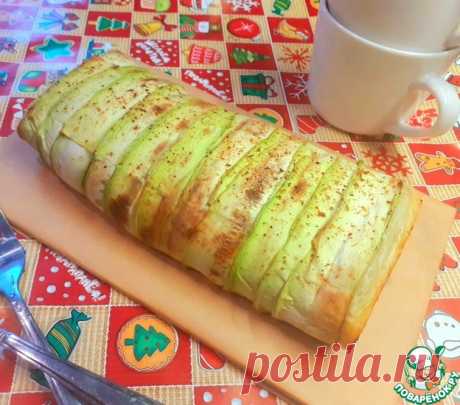 Капустный пирог с кабачком Кулинарный рецепт