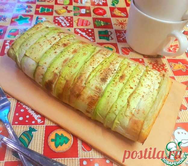 Капустный пирог с кабачком Кулинарный рецепт