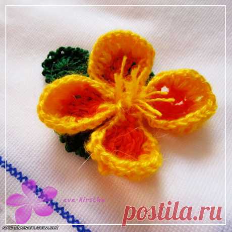 Цветы крючком - Мастер-классы | Цветы крючком - Цветочная душа