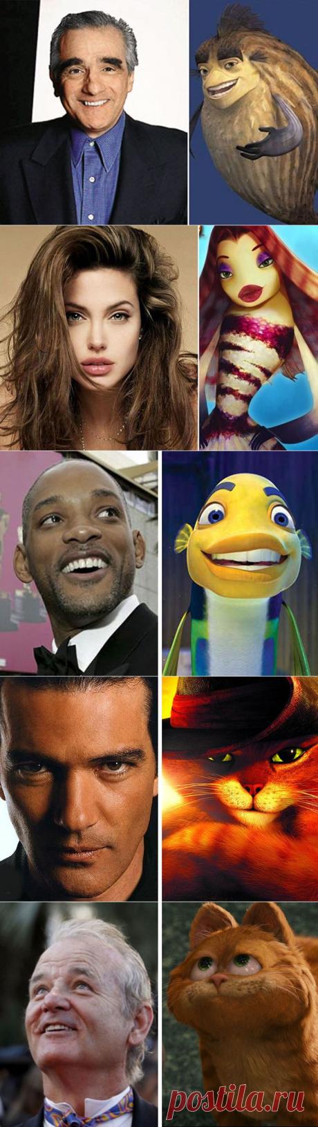 АКТЕРЫ КОТОРЫЕ ПОХОЖИ НА СВОИХ ГЕРОЕВ.