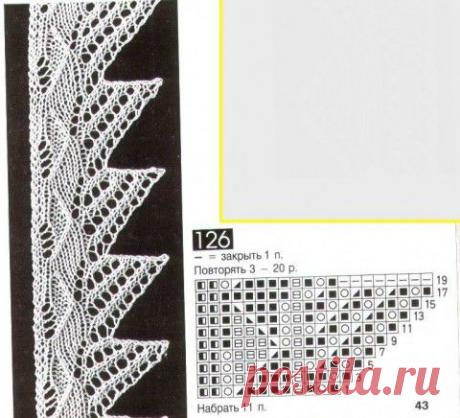 Отделка вязанного изделия - кайма | Вязание крючком и спицами