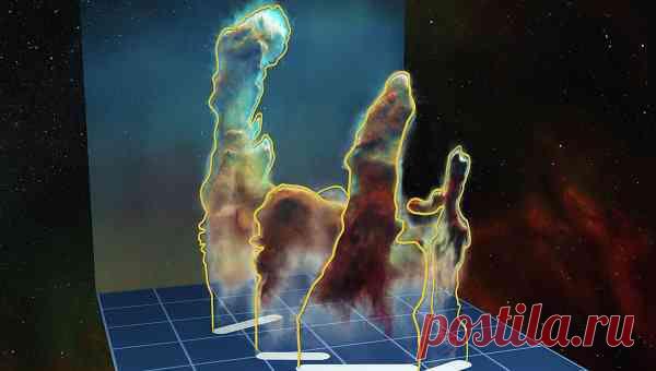 Астрономы получили трехмерные снимки знаменитых Столпов Творения | Космос