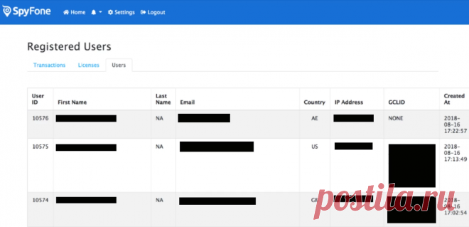 Производящая шпионское ПО компания Spyfone допустила утечку данных тысяч пользователей - «Хакер»