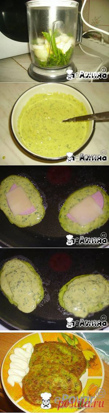 Щавелевые блинчики с колбасой и сыром — Рецепт приготовления с фото — Закуски, Горячие закуски