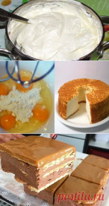 Простой творожный густой крем для торта.