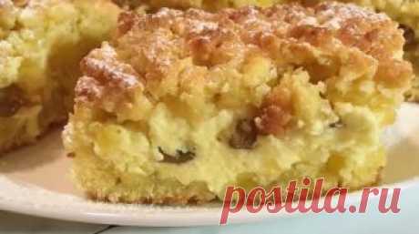 Песочный пирог с творогом: необыкновенно вкусный