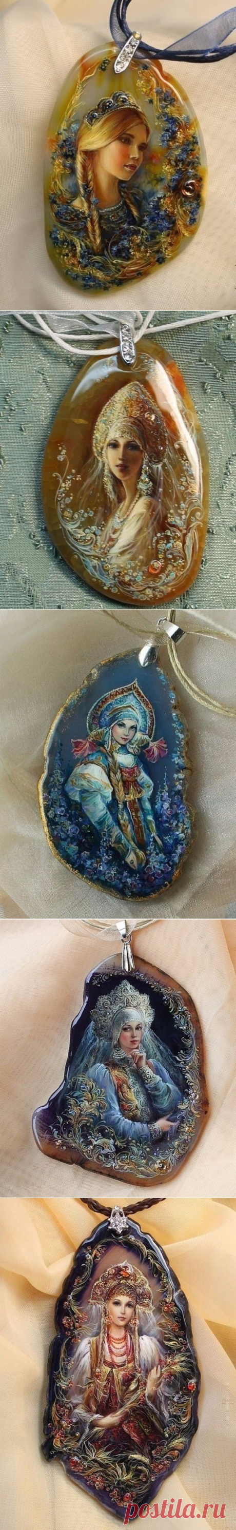 Великолепная и очаровательная роспись из серии &quot;Русские красавицы&quot;