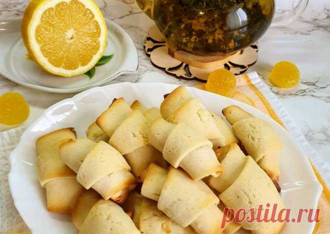 (4) Постные лимонные рогалики с мармеладом 🍋 - пошаговый рецепт с фото. Автор рецепта Ирина Фаткулина . - Cookpad