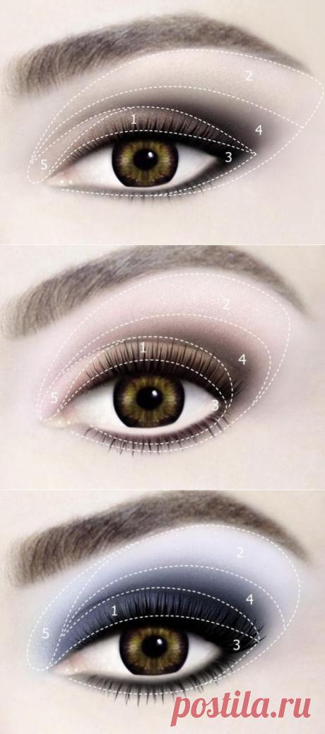 Схемы выполнения смоки айс (Smoky eyes) - tochka.net