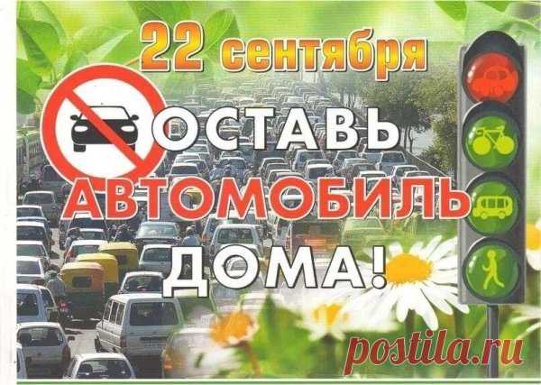 С праздником — Днём без автомобиля!  Желаю, чтобы пешие дороги дарили бодрость, ясные мысли и лёгкость, а забота о планете наполняла гордостью и радостью.