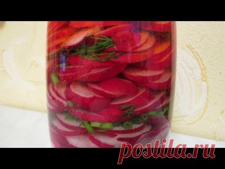 МАРИНОВАННАЯ РЕДИСКА. Вкуснейшая закуска!