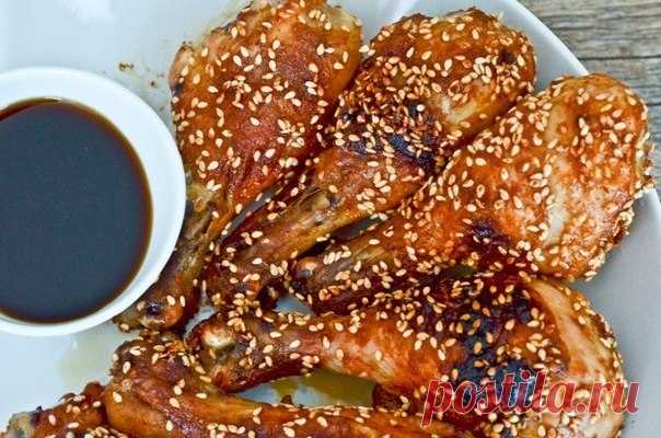 Запеченная курица с имбирем и кунжутом!
http://vk.com/gourmaniaclub?w=wall-45846853_432