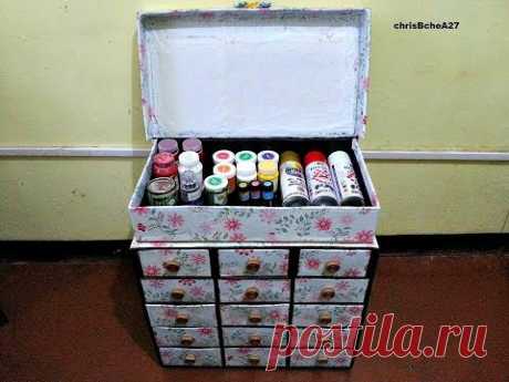 DIY# 60 Multi-Purpose Organizer / Shoe Cabinet From Recycled - Organizer #3 - YouTube
