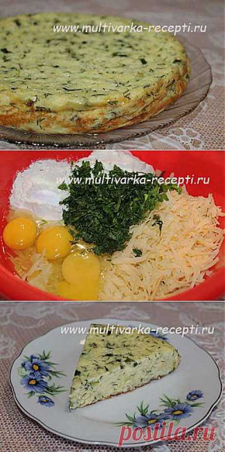 Запеканка из кабачков с сыром в мультиварке