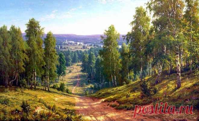 ХУДОЖНИК-САМОУЧКА ПИШЕТ РЕАЛИСТИЧНЫЕ ПЕЙЗАЖИ РУССКОЙ ПРИРОДЫ, КОТОРЫЕ НАПОМИНАЮТ КАРТИНЫ ВЕЛИКОГО ШИШКИНА