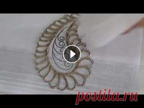 мастер класс джутовая филигрань #всяко_разно #джутовая_филигрань #поделки_из_джута #мастер_класс_по_джутовой_филиграни #из_джута #своими_руками #инза #китовка #украшения...