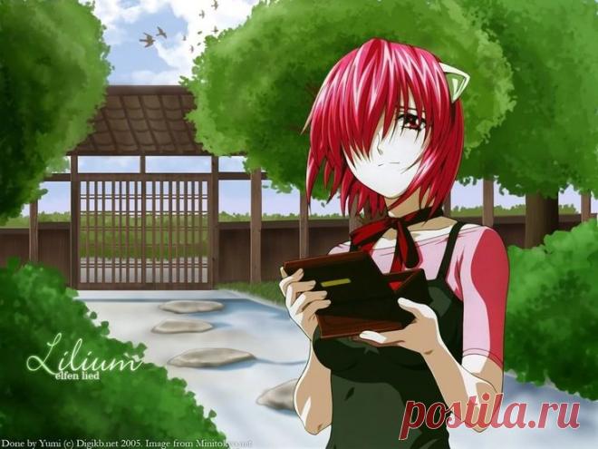 Эльфийская песнь. Сюжет манги повествует о расе мутантов-диклониусов, обладающих психокинетическими способностями.