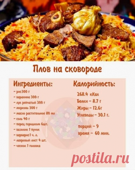 5 рецептов вкусного плова