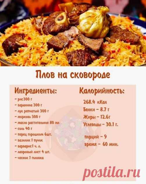 5 рецептов вкусного плова