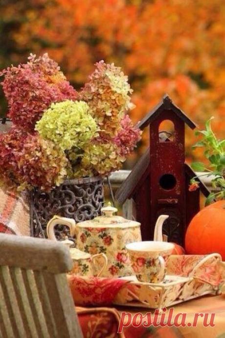 Осень — это кофе с корицей, кленовые листья, разноцветные, как часть детского рисунка, тёплые, нежные плюшки с ванилью и тонкий запах дыма....