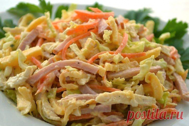 10 рецептов вкусного салата с корейской морковью и курицей