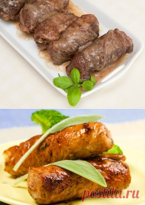 Мясные рулетики из телятины: 3 простых рецепта / Простые рецепты