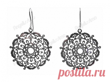 Серьги из серебра &quot;Кружево жизни&quot; от Amorem