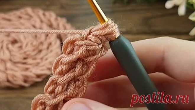 Бомбический жгут крючком.❤️🧶