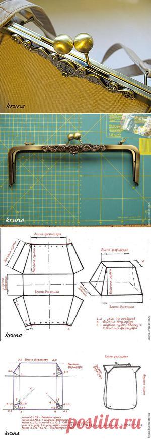 ПОСТРОЕНИЕ ЛЕКАЛ ДЛЯ СУМОК С ФЕРМУАРОМ | Варварушка-Рукодельница