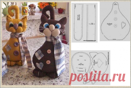 1 марта - день кошек в России, давайте скорее шить котика - не даром же я собрала 20 выкроек и 80 котиков для примера | МНЕ ИНТЕРЕСНО | Яндекс Дзен