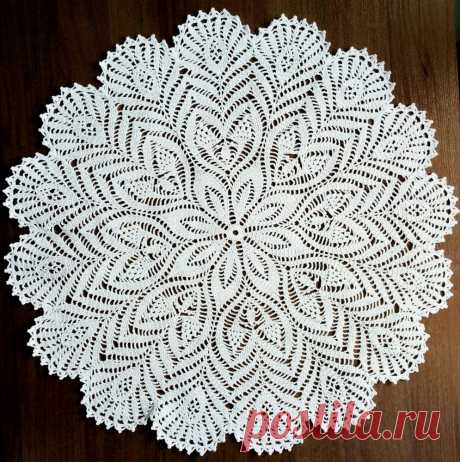 Салфетка крючком