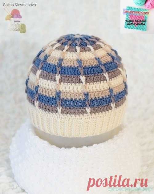 Шапочка крючком для мужчин любого возраста
#шапка #крючком #ДляМужчин