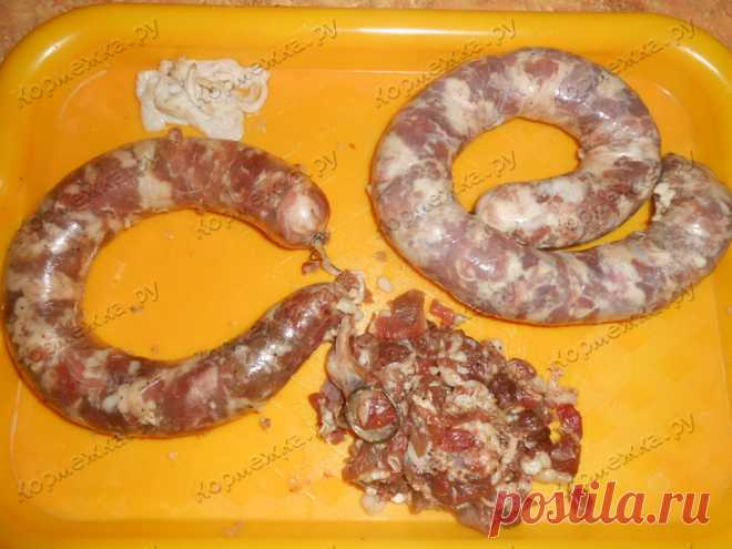 Рецепт вкусной домашней колбасы - Кормежка.ру
