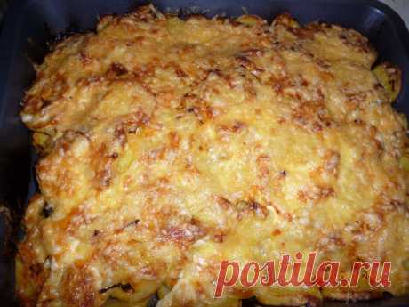 Свинина под сырно-картофельной шубой - Простые рецепты Овкусе.ру